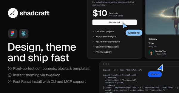 Shadcraft Starter Kit